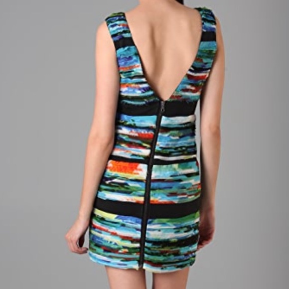 Rag & Bone Sheared Silk Mini Dress - Picture 2 of 6